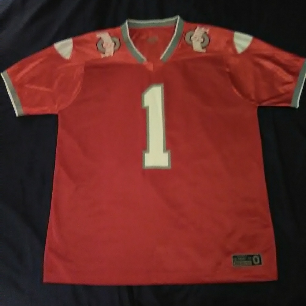 Ohio State Short Sleeved Jersey Pullover.